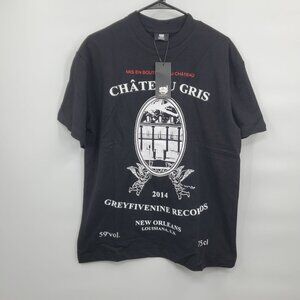 G59 Records VIN GRIS TEE Shirt Top Men Size Medium NWT Short Sleeve Crew